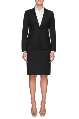 Roman Daniels | Super 120s Pure Merino Wool Jacket - Black Pattern Plain