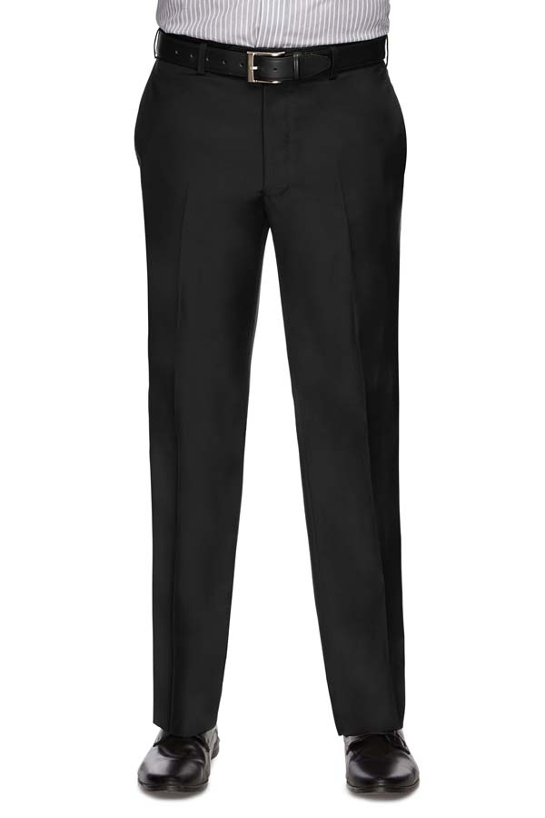 Roman Daniels | 1 trouser suit. Superfine Merino Wool. Plain Black Roman Daniels | 1 trouser suit. Superfine Merino Wool. Plain Black