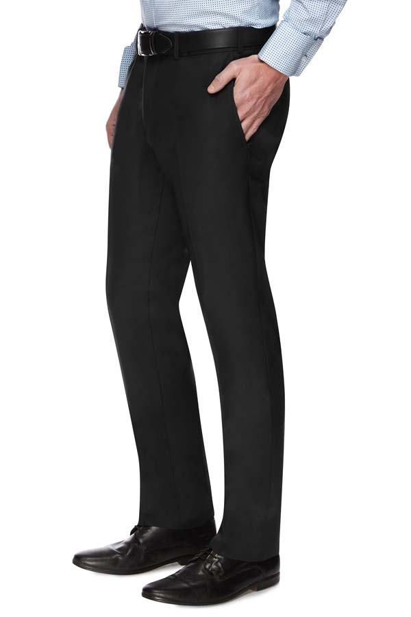 Roman Daniels | Pure Wool Suit. Slim Fit. Black Textured Roman Daniels | Pure Wool Suit. Slim Fit. Black Textured