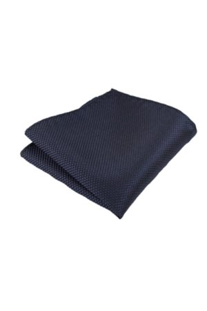 Navy Hanky with Self Dot