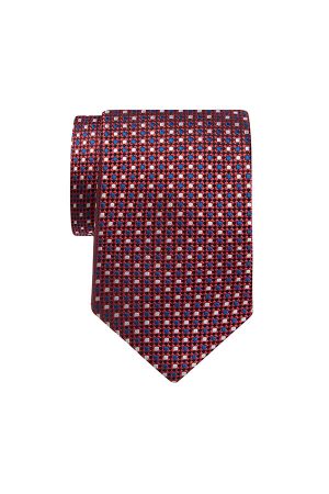 Red Pattern Tie