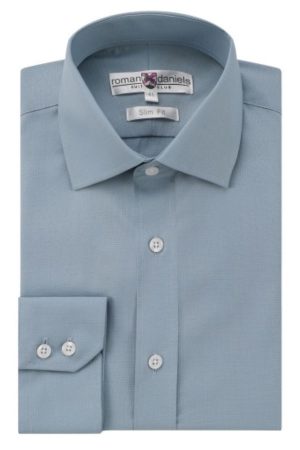 Pure Cotton, Regular Cuff, Slim Fit - Turquoise