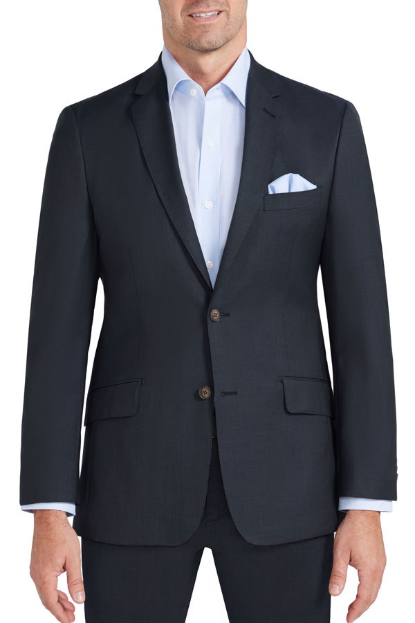 1 trouser Suit, Pure Wool - Charcoal Weave