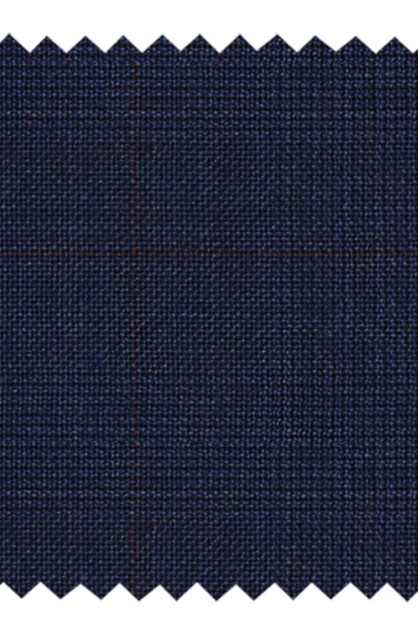 Roman Daniels | Super 130 Navy Check 1 Trouser suit Roman Daniels | Super 130 Navy Check 1 Trouser suit