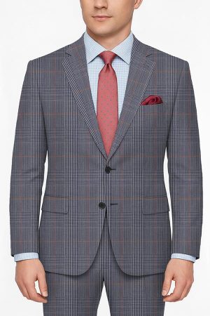 Super 130 Blue Check Suit